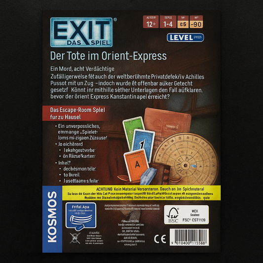 Exit das Spiel Rückseite Fundgrube optokult