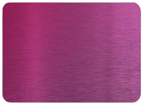 Personalisierte Aluminium Visitenkarte Violett Optokult