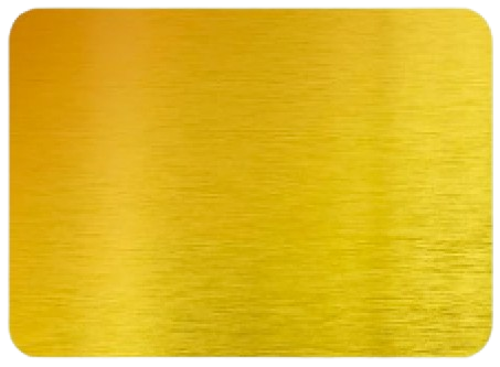 Personalisierte Aluminium Visitenkarte Gelb Optokult