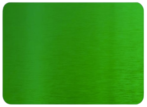 Personalisierte Aluminium Visitenkarte Grün Optokult