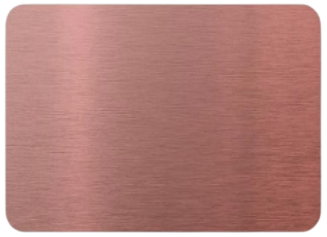 Personalisierte Aluminium Visitenkarte Rose Gold Optokult