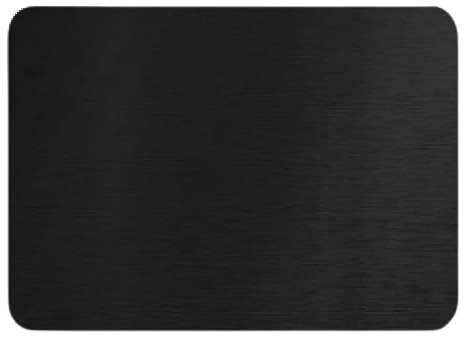 Personalisierte Aluminium Visitenkarte Schwarz Optokult